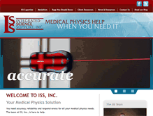 Tablet Screenshot of issphysics.com